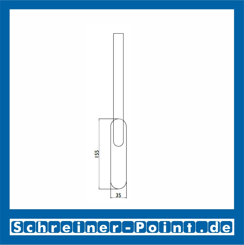 blaugelb Hebe- Schiebetürgriffe HSG 1010